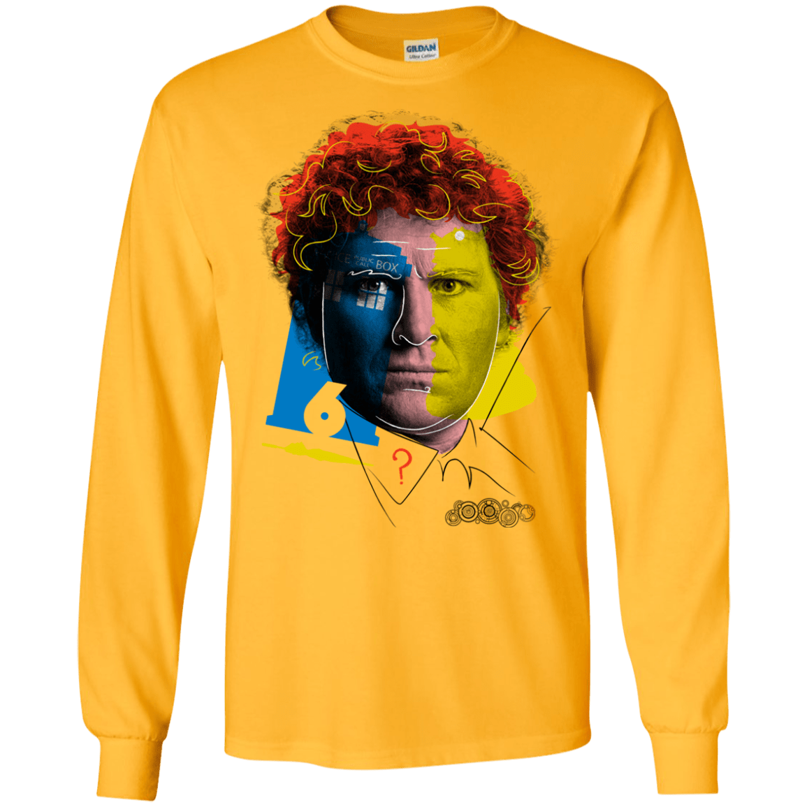T-Shirts Gold / S Doctor Warwhol 6 Men's Long Sleeve T-Shirt
