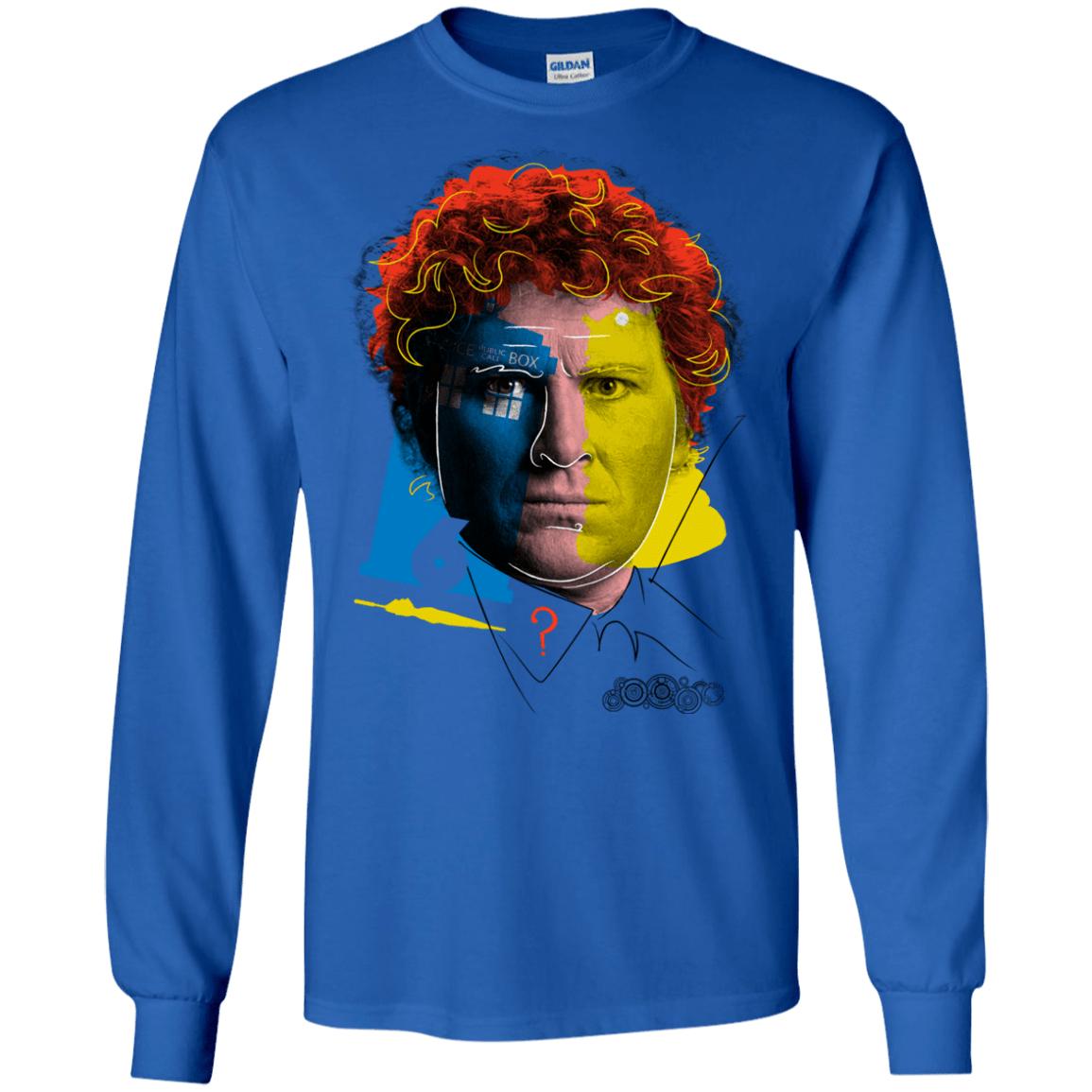 T-Shirts Royal / S Doctor Warwhol 6 Men's Long Sleeve T-Shirt