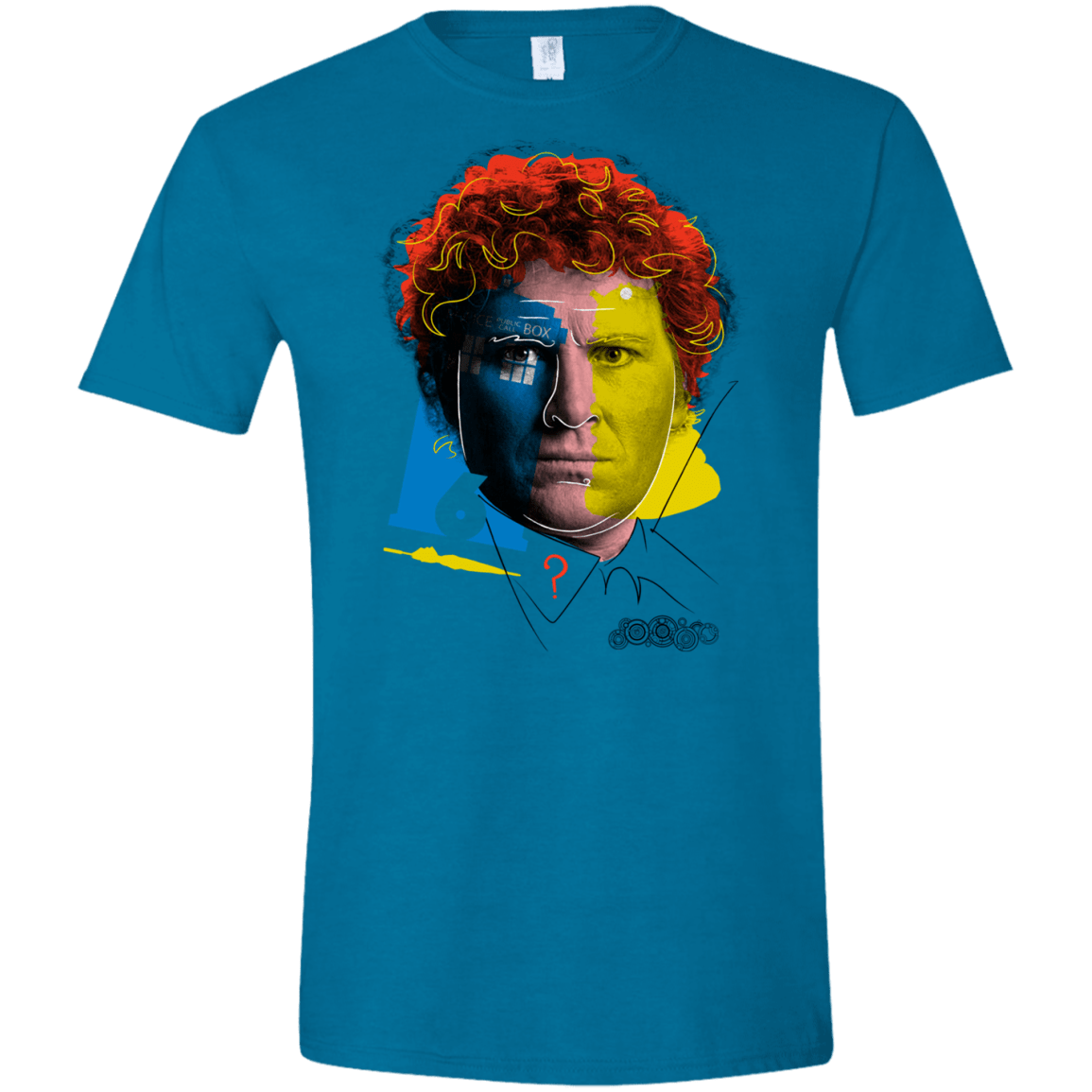 T-Shirts Antique Sapphire / S Doctor Warwhol 6 Men's Semi-Fitted Softstyle