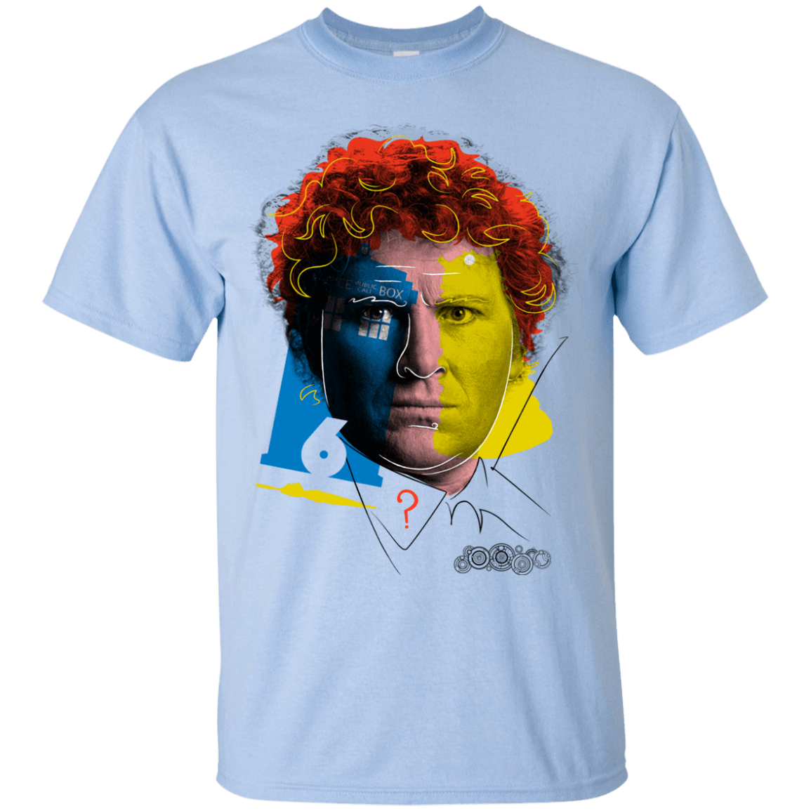 T-Shirts Light Blue / S Doctor Warwhol 6 T-Shirt
