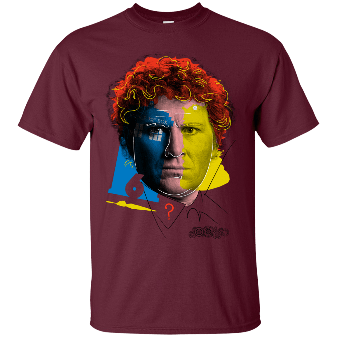 T-Shirts Maroon / S Doctor Warwhol 6 T-Shirt