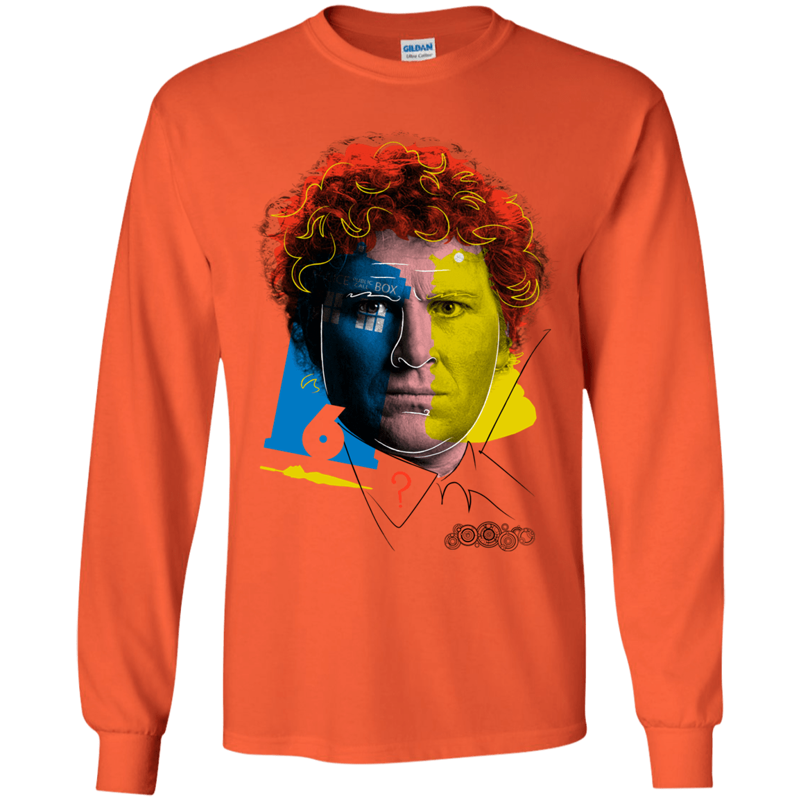 T-Shirts Orange / YS Doctor Warwhol 6 Youth Long Sleeve T-Shirt