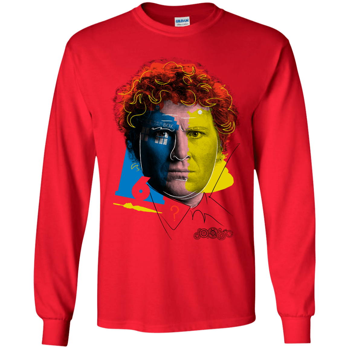 T-Shirts Red / YS Doctor Warwhol 6 Youth Long Sleeve T-Shirt