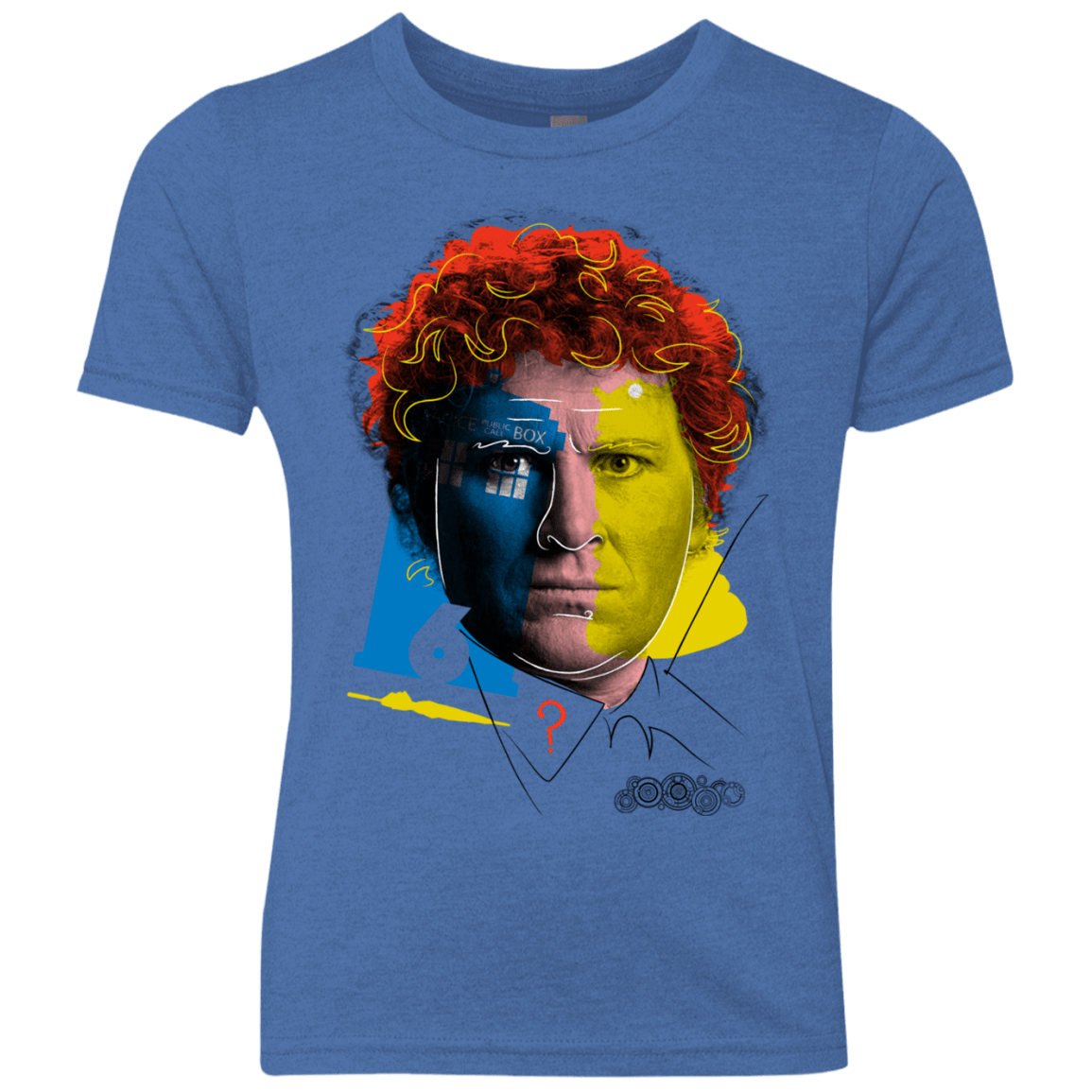 T-Shirts Vintage Royal / YXS Doctor Warwhol 6 Youth Triblend T-Shirt