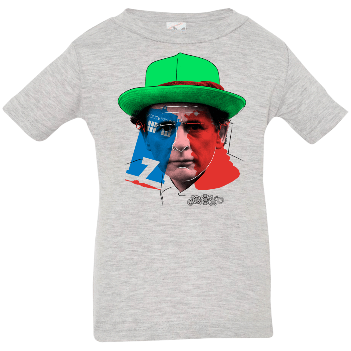 T-Shirts Heather Grey / 6 Months Doctor Warwhol 7 Infant Premium T-Shirt