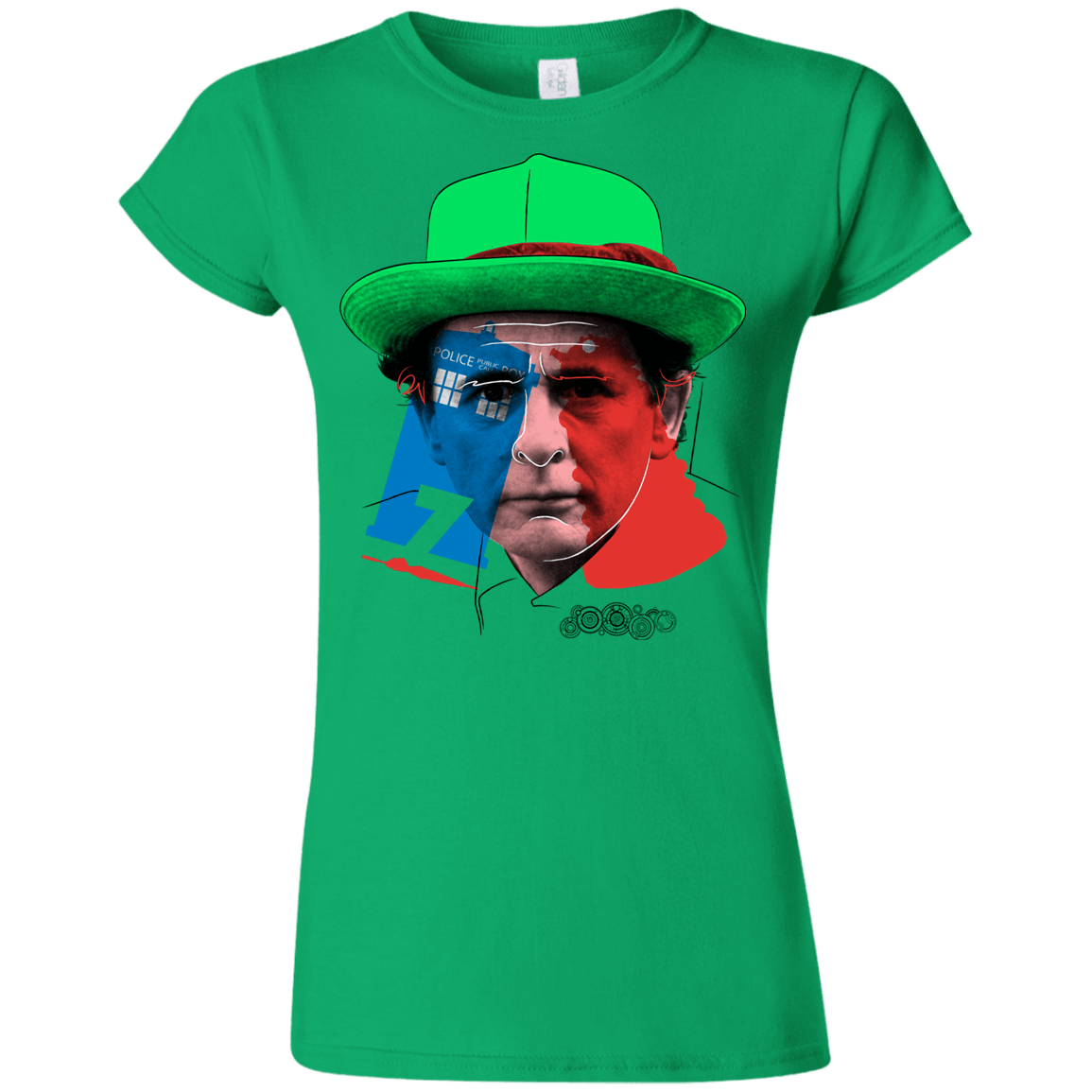 T-Shirts Irish Green / S Doctor Warwhol 7 Junior Slimmer-Fit T-Shirt