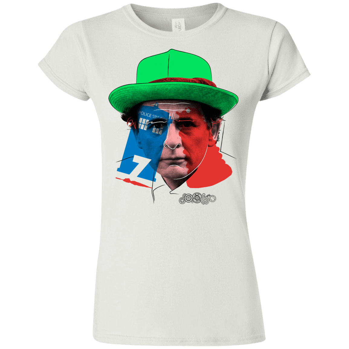 T-Shirts White / S Doctor Warwhol 7 Junior Slimmer-Fit T-Shirt