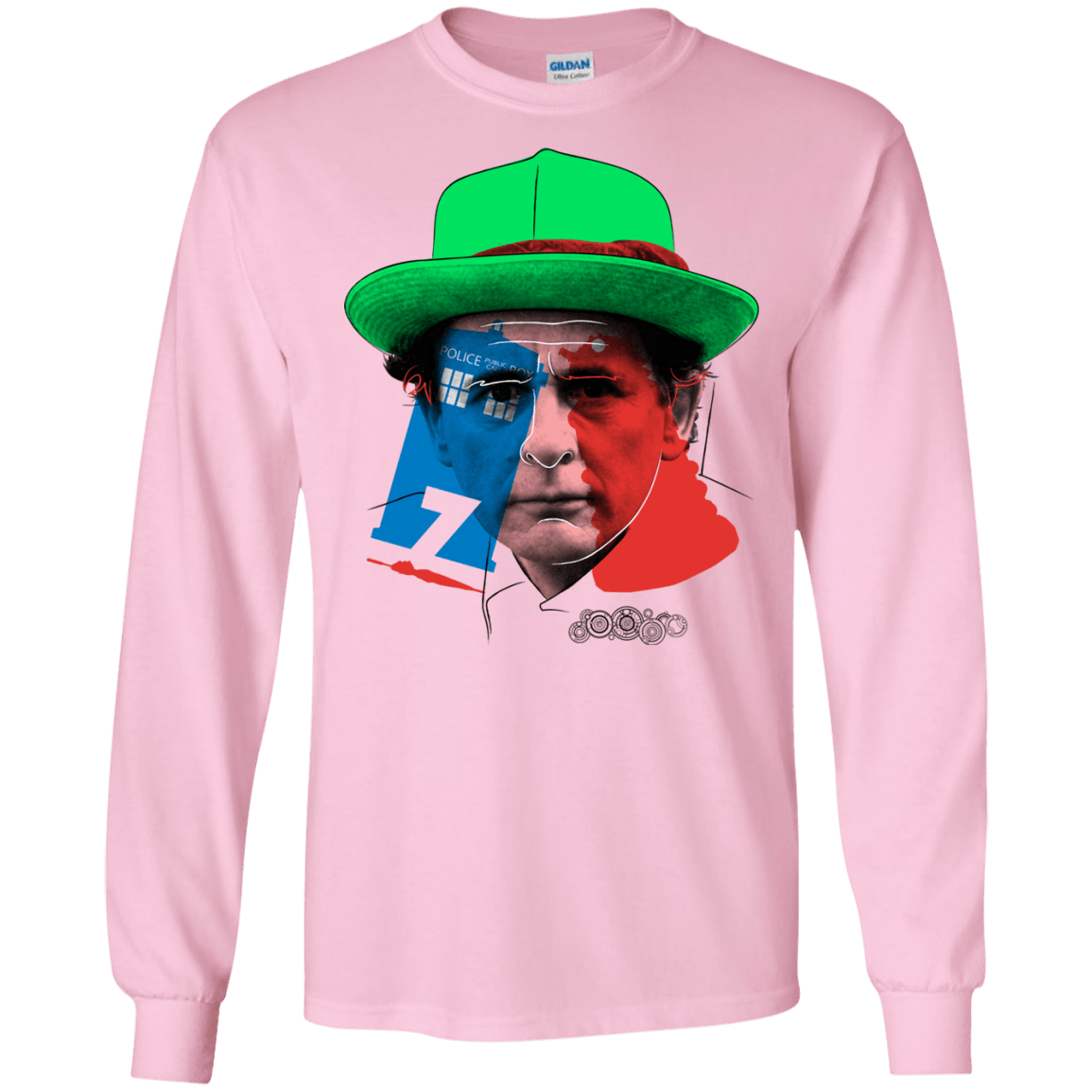 T-Shirts Light Pink / S Doctor Warwhol 7 Men's Long Sleeve T-Shirt