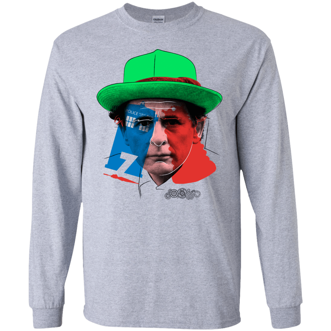 T-Shirts Sport Grey / S Doctor Warwhol 7 Men's Long Sleeve T-Shirt