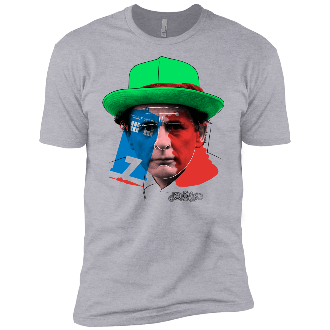 T-Shirts Heather Grey / X-Small Doctor Warwhol 7 Men's Premium T-Shirt