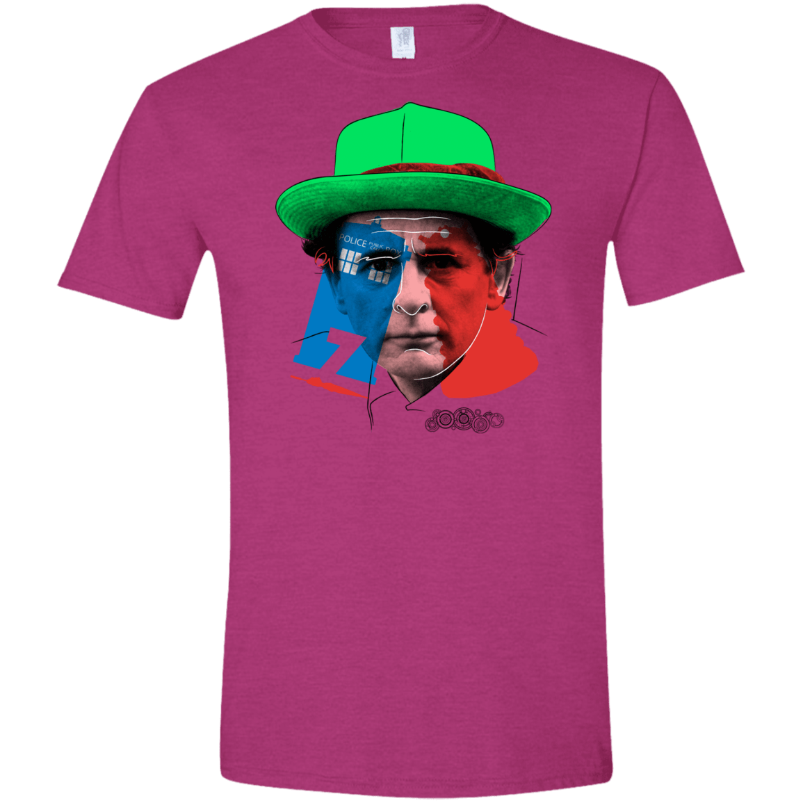 T-Shirts Antique Heliconia / S Doctor Warwhol 7 Men's Semi-Fitted Softstyle