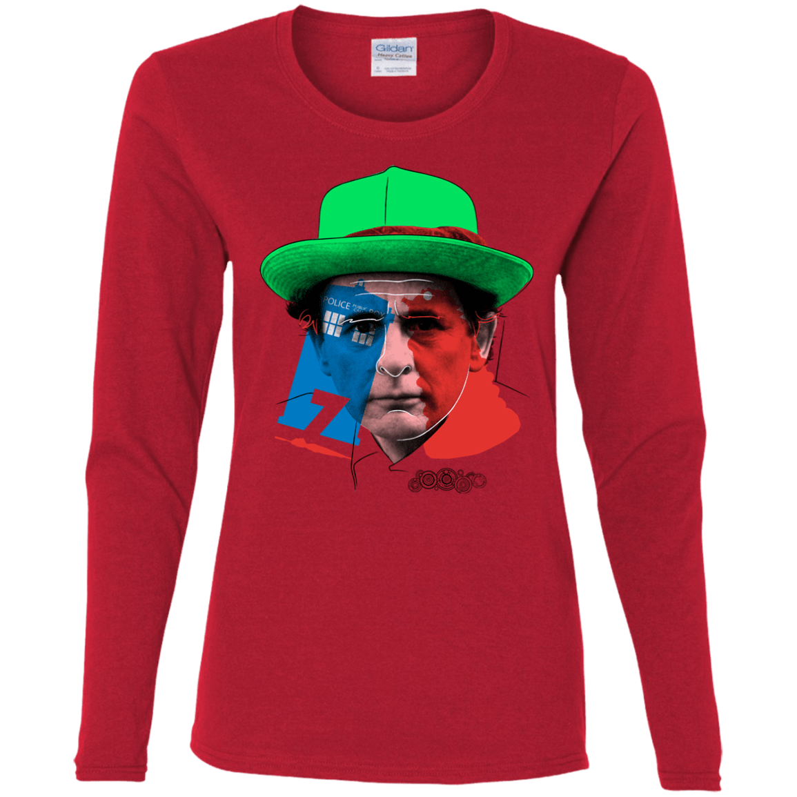 T-Shirts Red / S Doctor Warwhol 7 Women's Long Sleeve T-Shirt