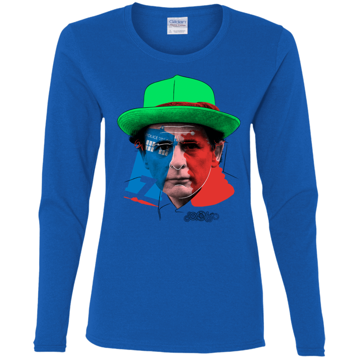 T-Shirts Royal / S Doctor Warwhol 7 Women's Long Sleeve T-Shirt