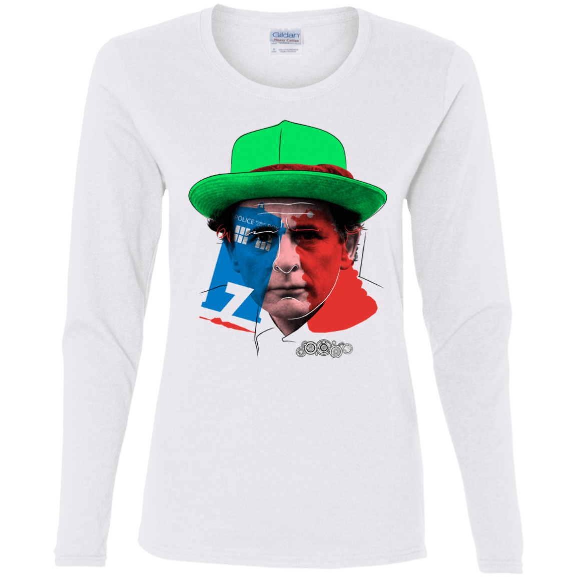 T-Shirts White / S Doctor Warwhol 7 Women's Long Sleeve T-Shirt