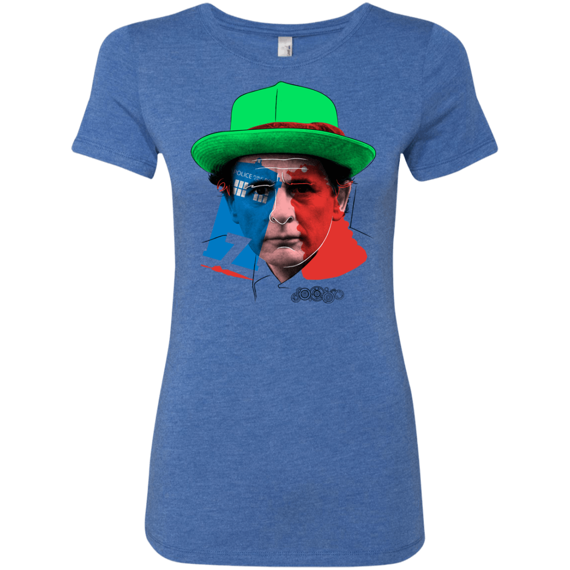 T-Shirts Vintage Royal / S Doctor Warwhol 7 Women's Triblend T-Shirt