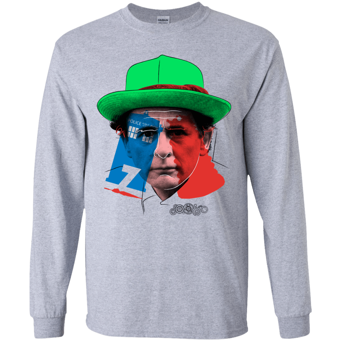 T-Shirts Sport Grey / YS Doctor Warwhol 7 Youth Long Sleeve T-Shirt