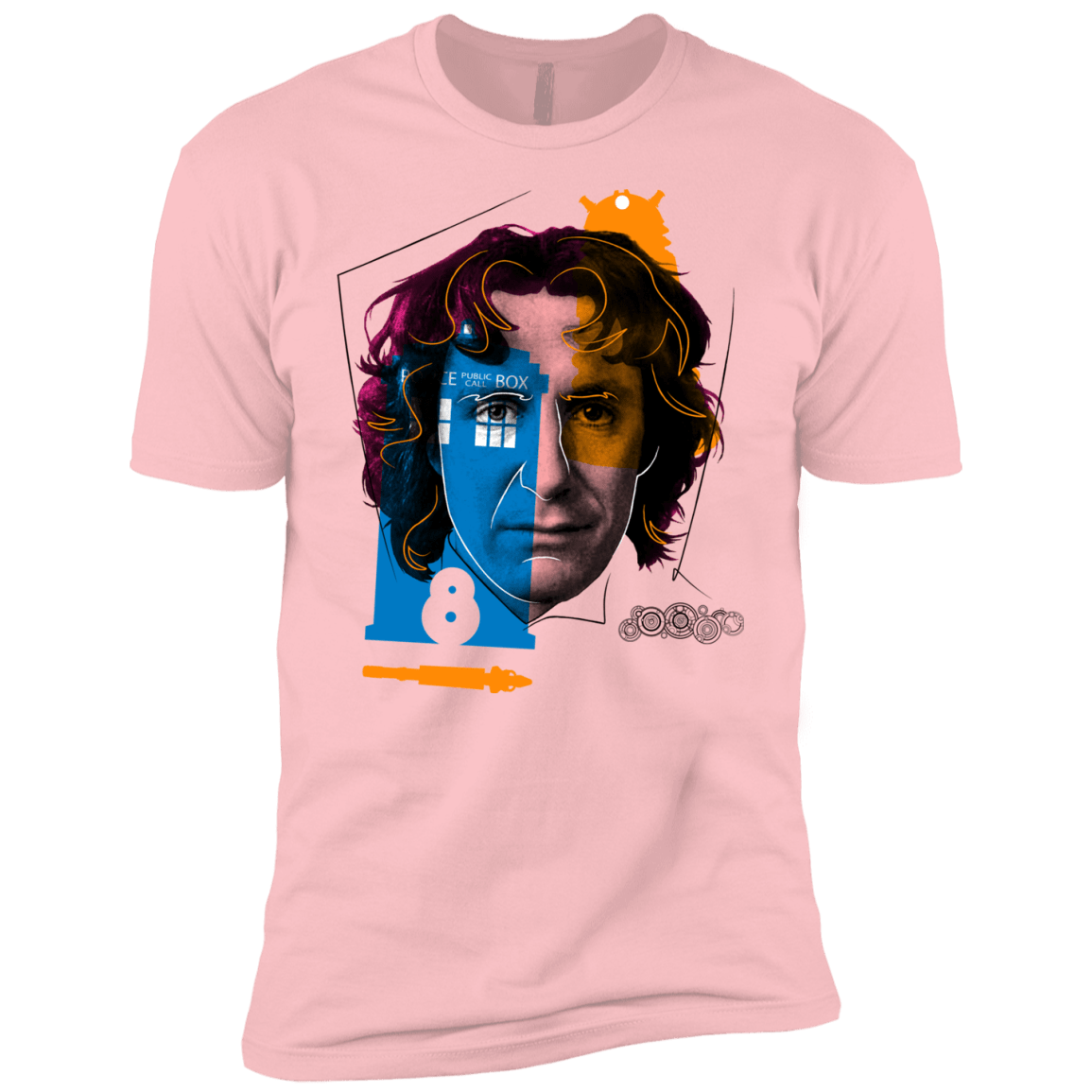 T-Shirts Light Pink / YXS Doctor Warwhol 8 Boys Premium T-Shirt