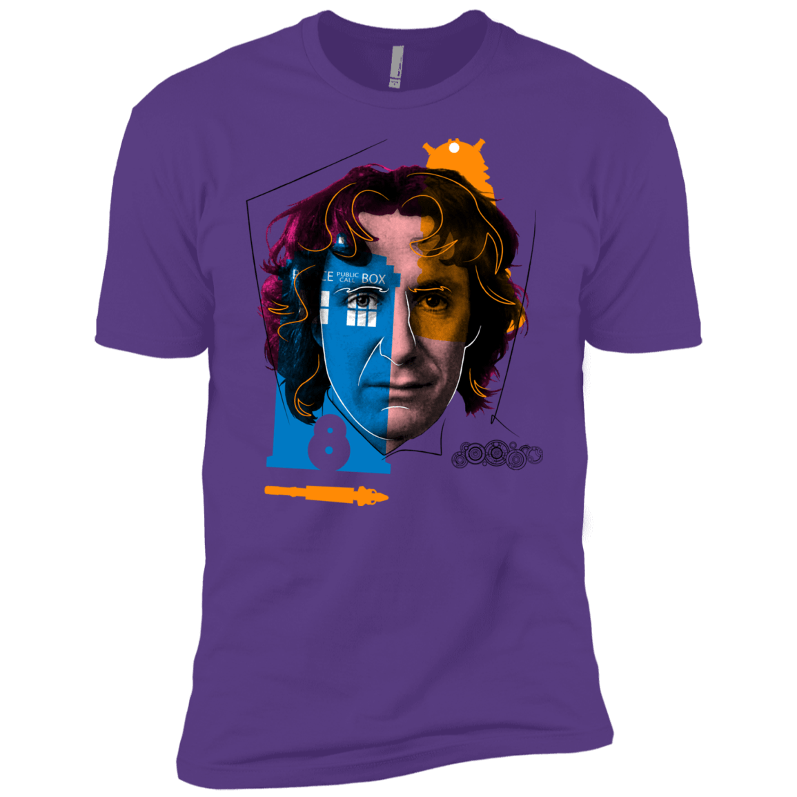 T-Shirts Purple Rush / YXS Doctor Warwhol 8 Boys Premium T-Shirt
