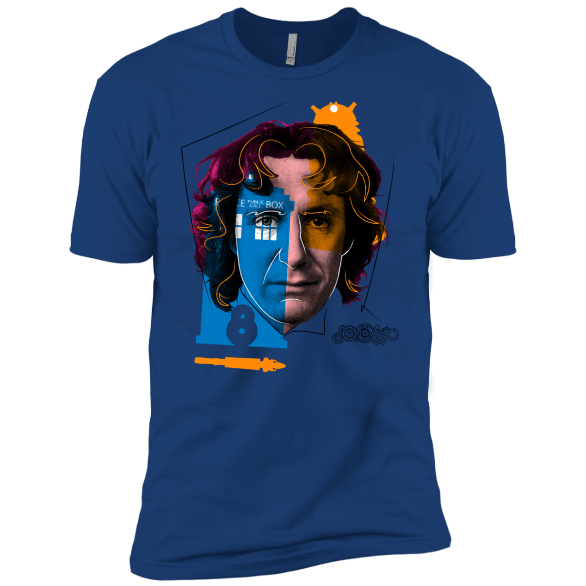 T-Shirts Royal / YXS Doctor Warwhol 8 Boys Premium T-Shirt