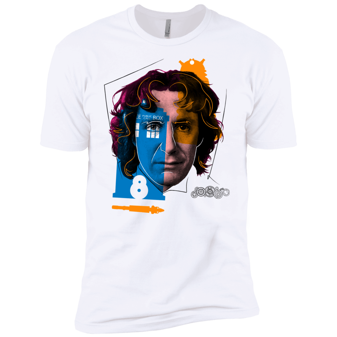 T-Shirts White / YXS Doctor Warwhol 8 Boys Premium T-Shirt