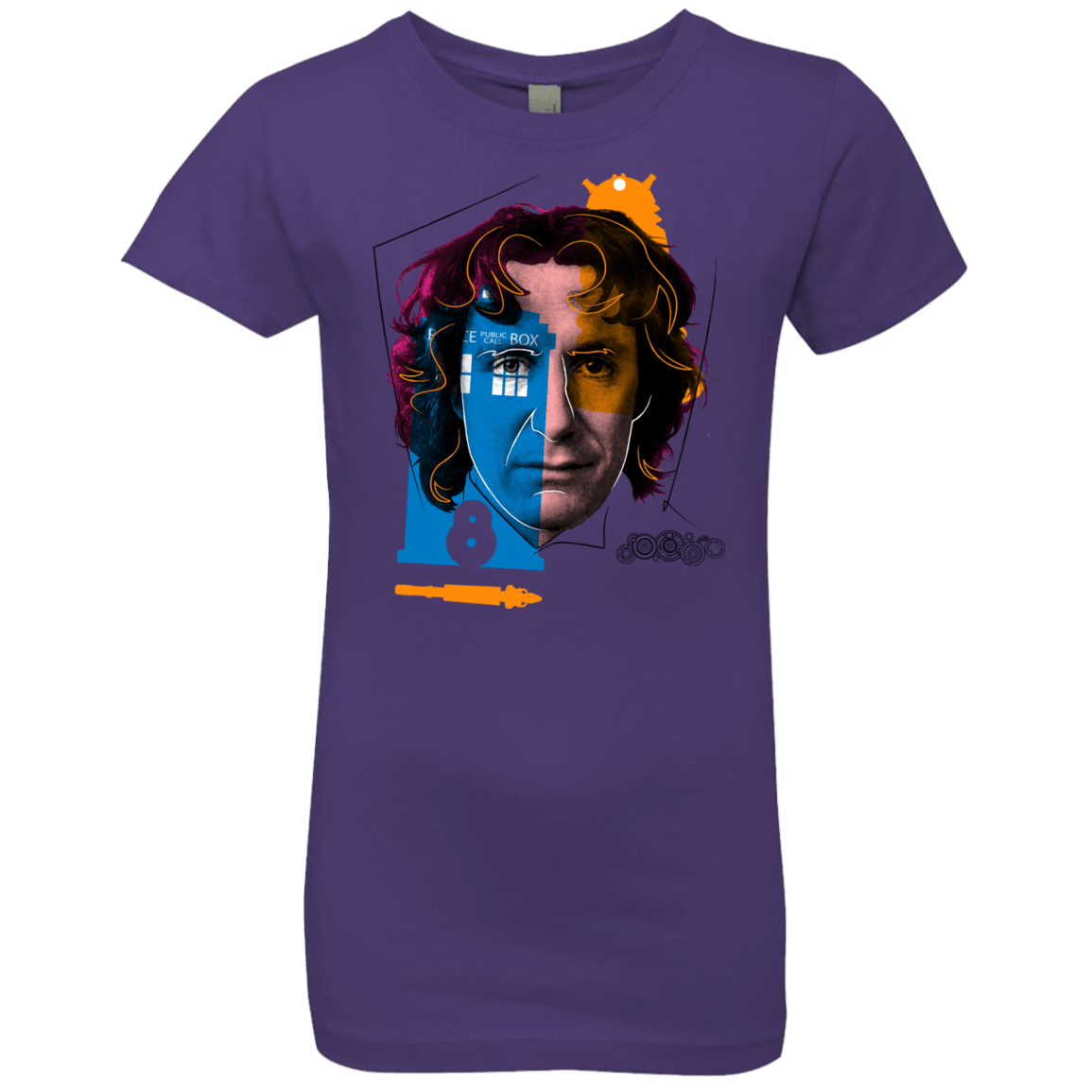 T-Shirts Purple Rush / YXS Doctor Warwhol 8 Girls Premium T-Shirt