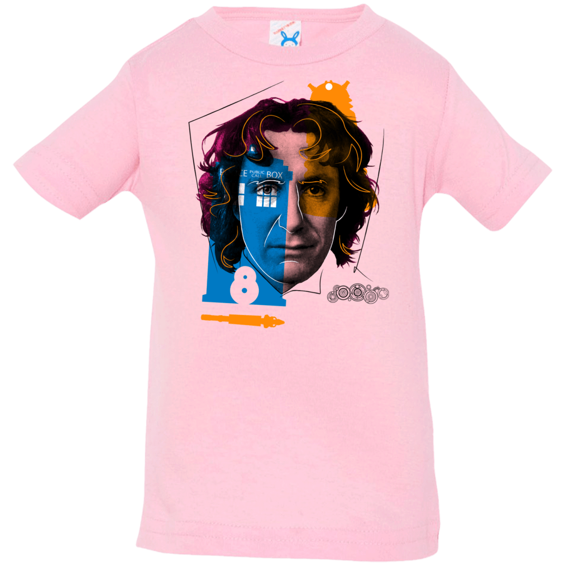 T-Shirts Pink / 6 Months Doctor Warwhol 8 Infant Premium T-Shirt