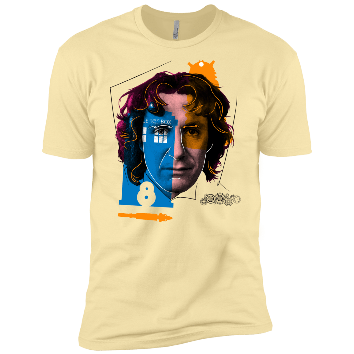 T-Shirts Banana Cream / X-Small Doctor Warwhol 8 Men's Premium T-Shirt