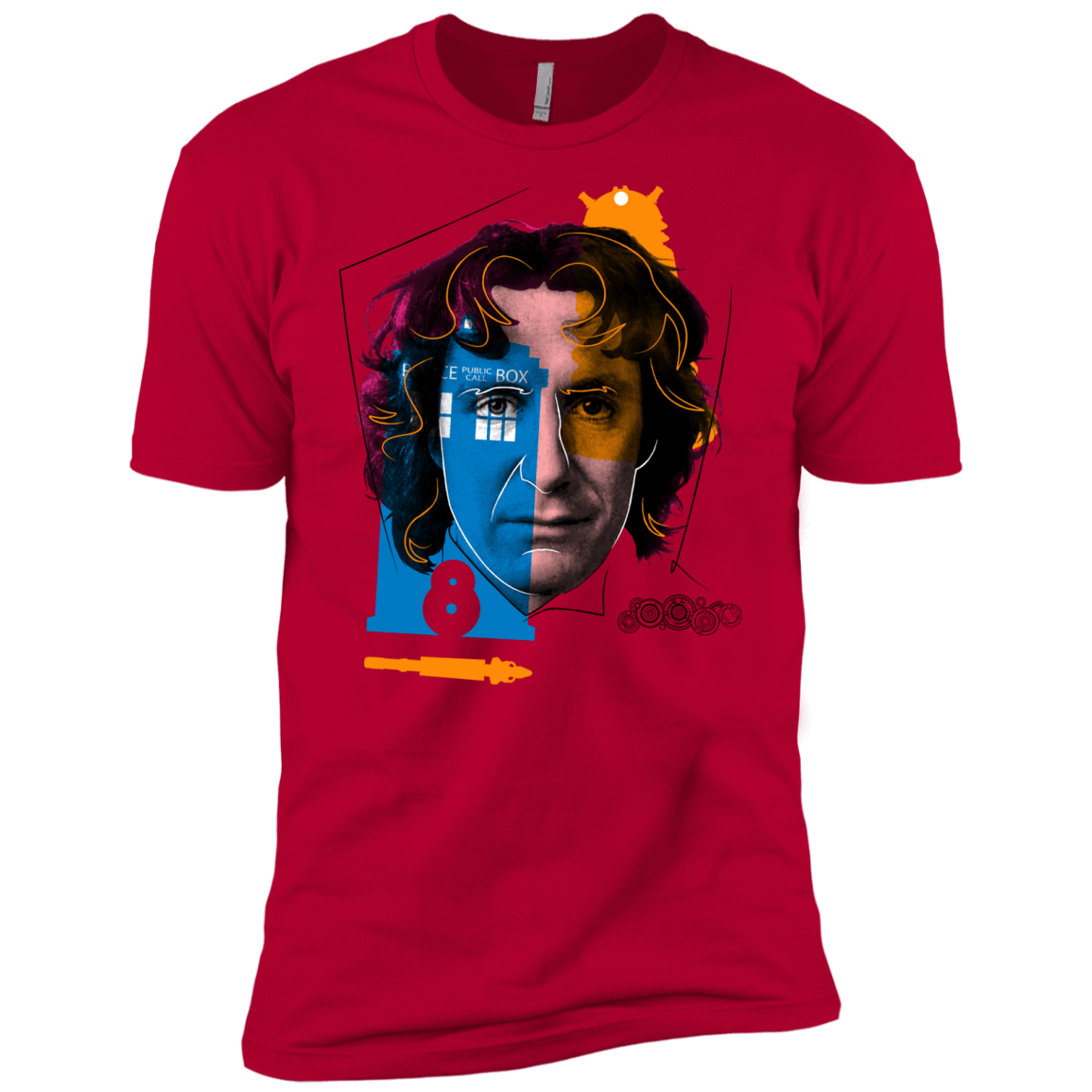 T-Shirts Red / X-Small Doctor Warwhol 8 Men's Premium T-Shirt