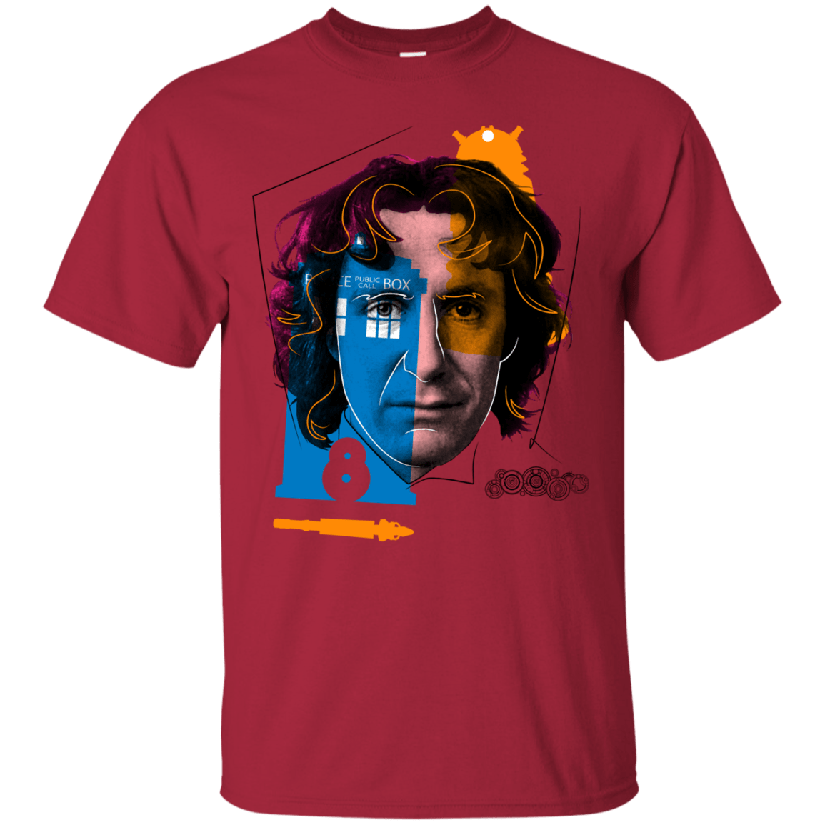 T-Shirts Cardinal / S Doctor Warwhol 8 T-Shirt