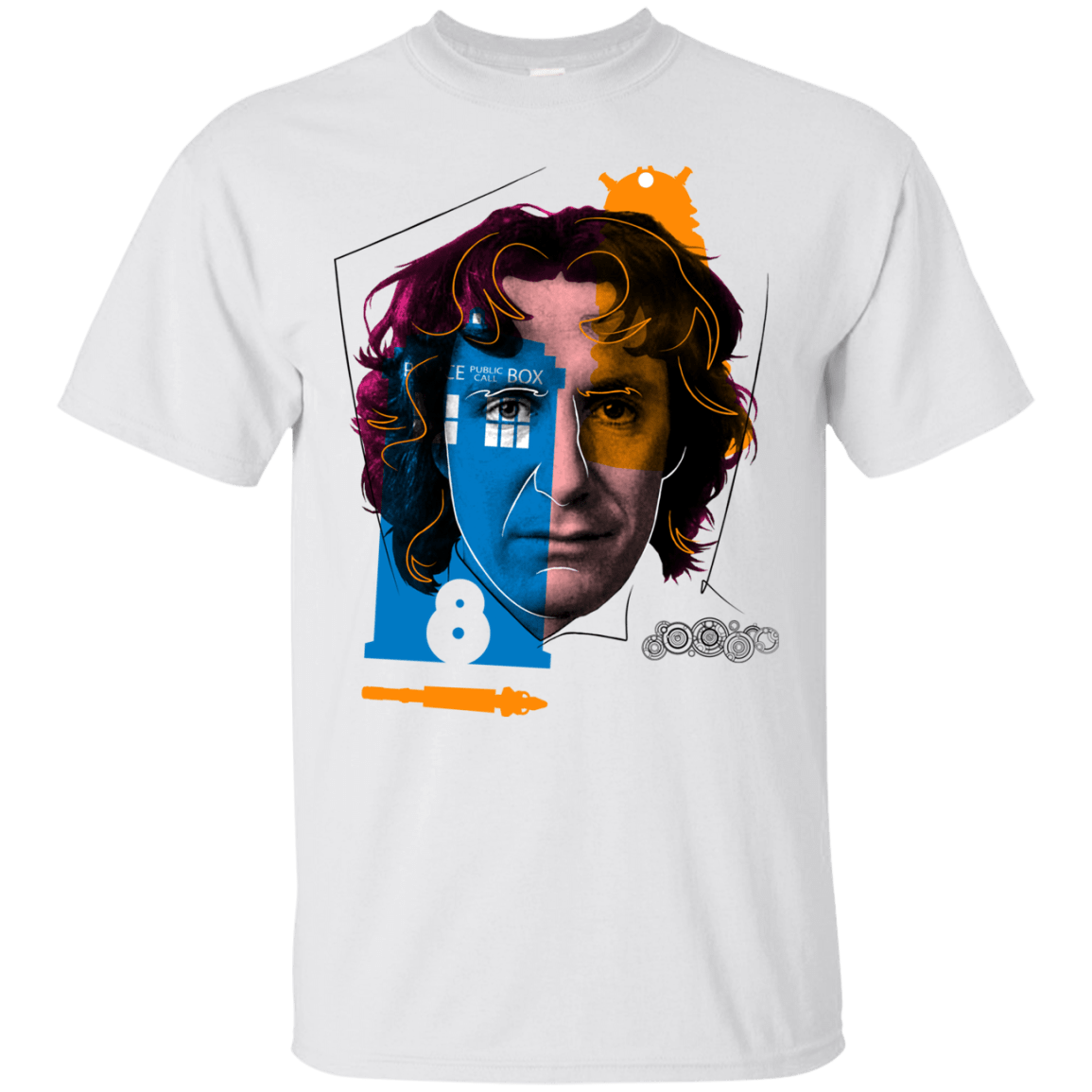 T-Shirts White / S Doctor Warwhol 8 T-Shirt