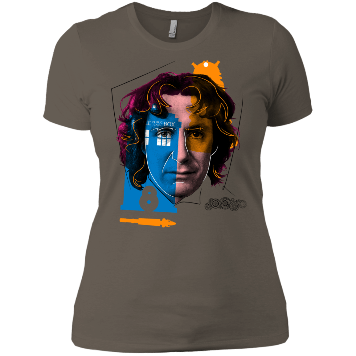 T-Shirts Warm Grey / X-Small Doctor Warwhol 8 Women's Premium T-Shirt