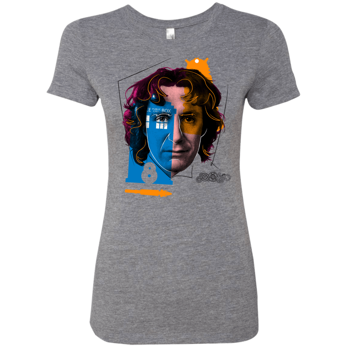 T-Shirts Premium Heather / S Doctor Warwhol 8 Women's Triblend T-Shirt