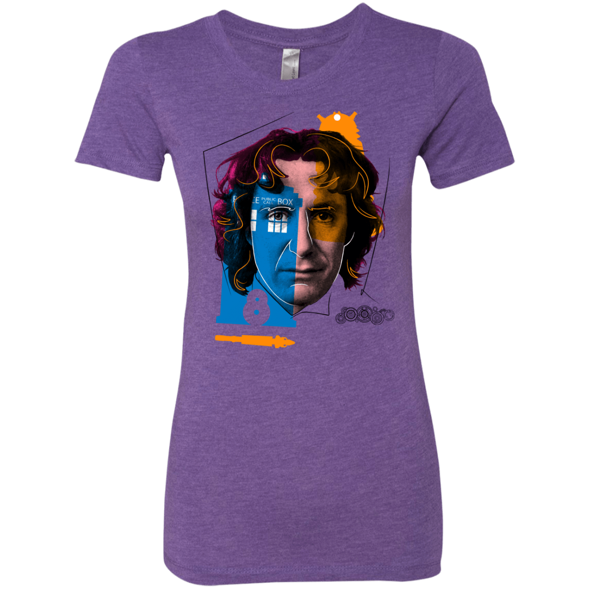T-Shirts Purple Rush / S Doctor Warwhol 8 Women's Triblend T-Shirt