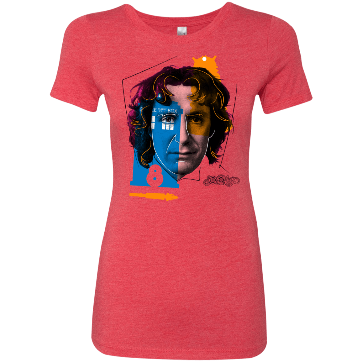 T-Shirts Vintage Red / S Doctor Warwhol 8 Women's Triblend T-Shirt