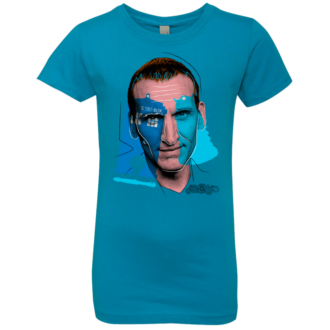 T-Shirts Turquoise / YXS Doctor Warwhol 9 Girls Premium T-Shirt