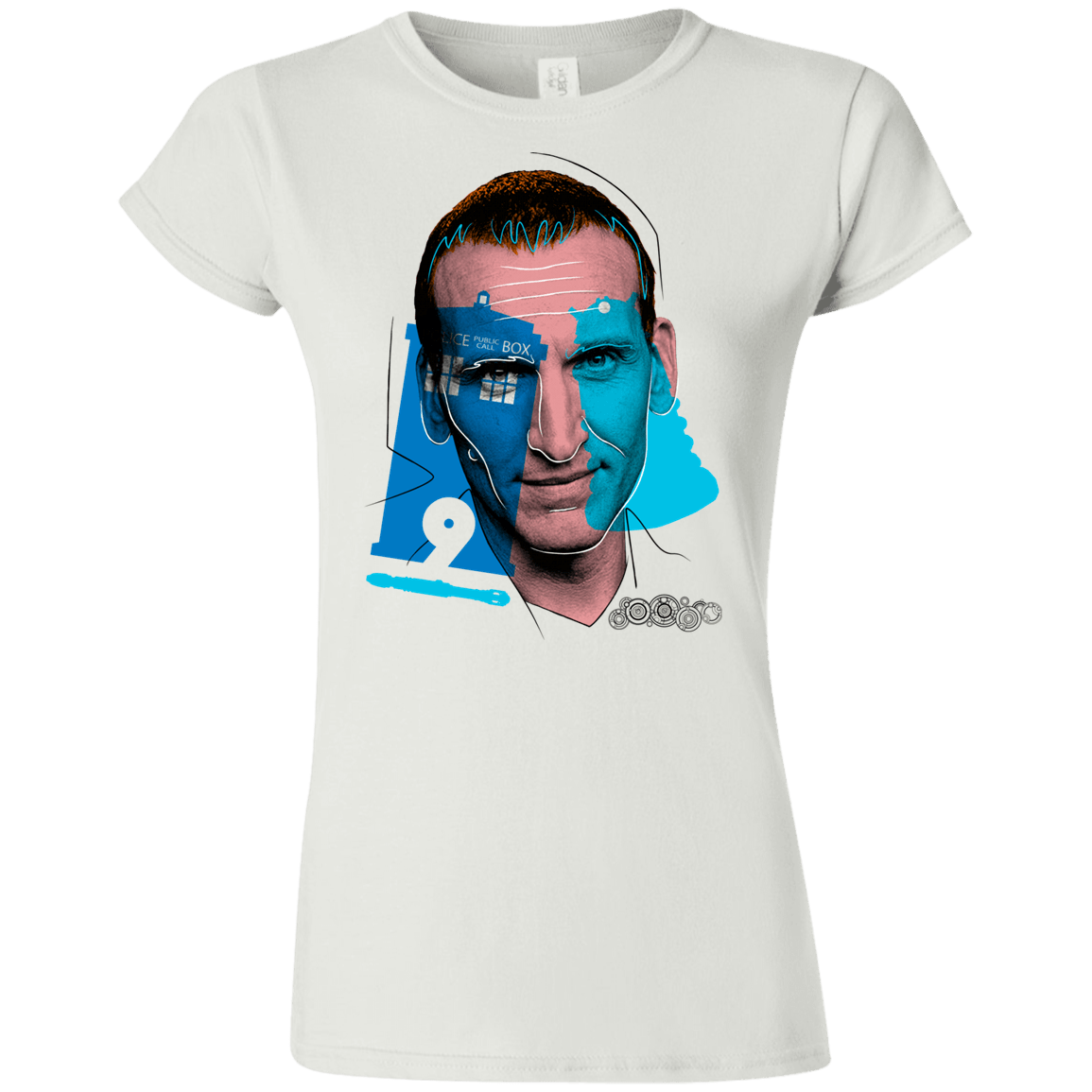 T-Shirts White / S Doctor Warwhol 9 Junior Slimmer-Fit T-Shirt