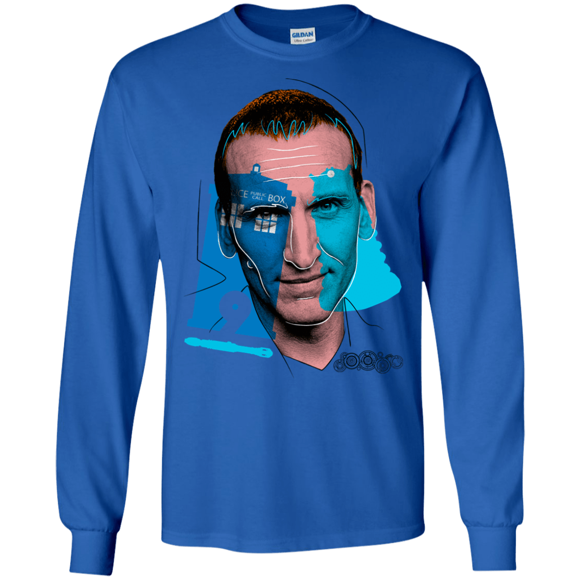 T-Shirts Royal / S Doctor Warwhol 9 Men's Long Sleeve T-Shirt