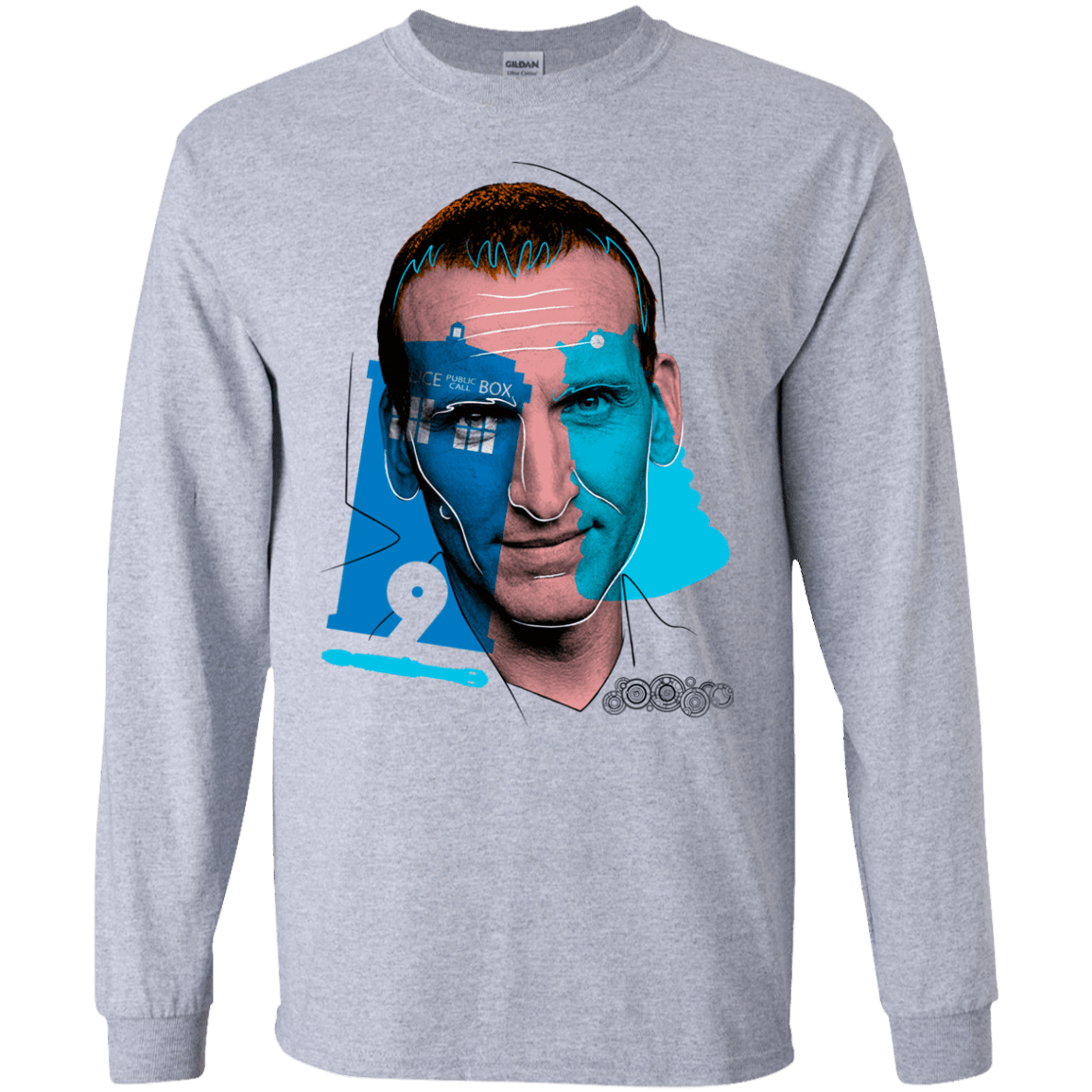 T-Shirts Sport Grey / S Doctor Warwhol 9 Men's Long Sleeve T-Shirt