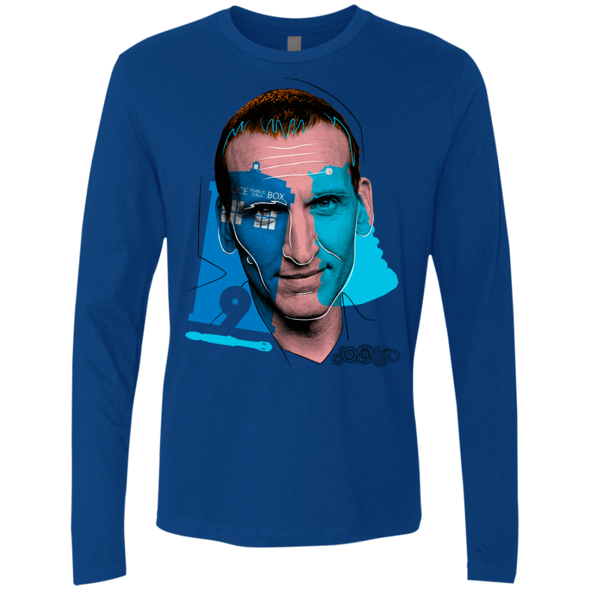 T-Shirts Royal / S Doctor Warwhol 9 Men's Premium Long Sleeve