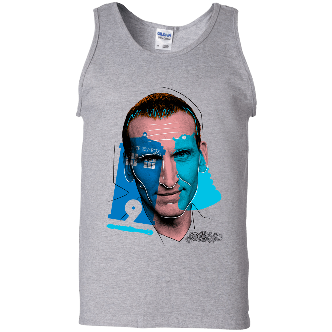 T-Shirts Sport Grey / S Doctor Warwhol 9 Men's Tank Top