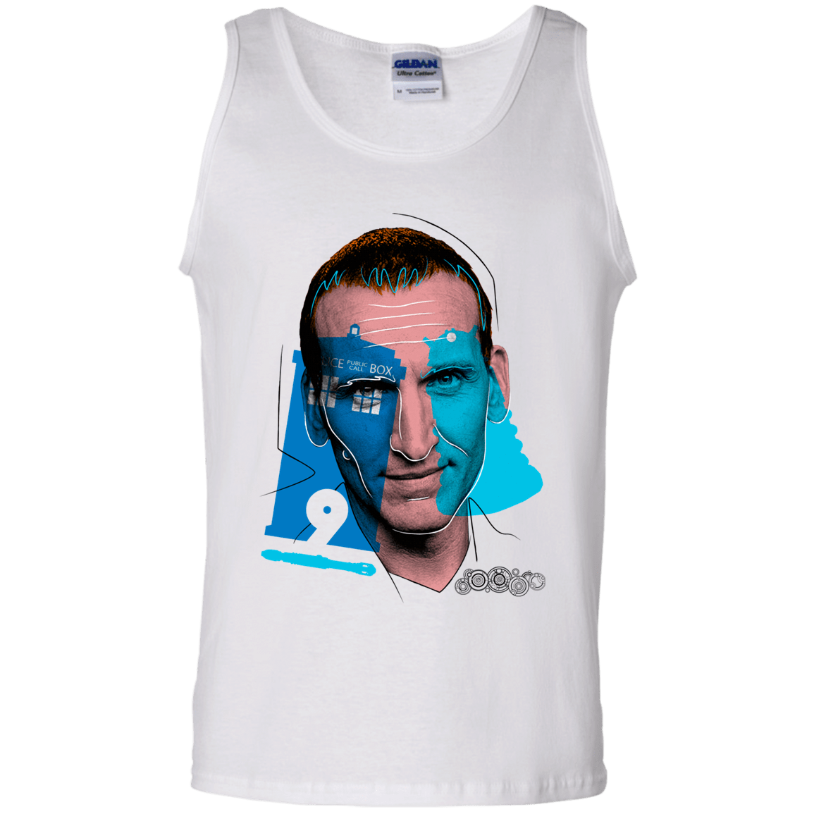 T-Shirts White / S Doctor Warwhol 9 Men's Tank Top