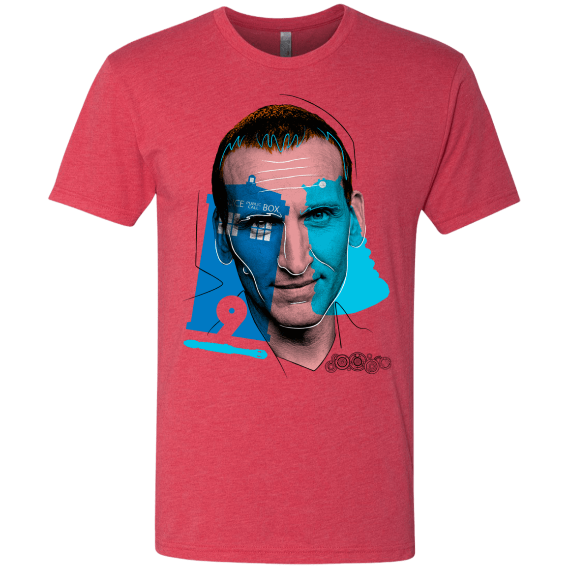 T-Shirts Vintage Red / S Doctor Warwhol 9 Men's Triblend T-Shirt