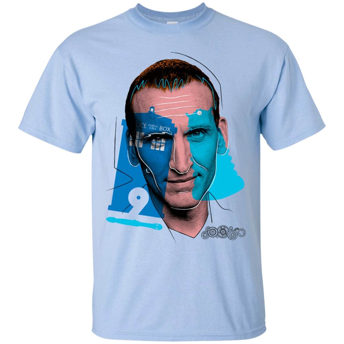 T-Shirts Light Blue / S Doctor Warwhol 9 T-Shirt