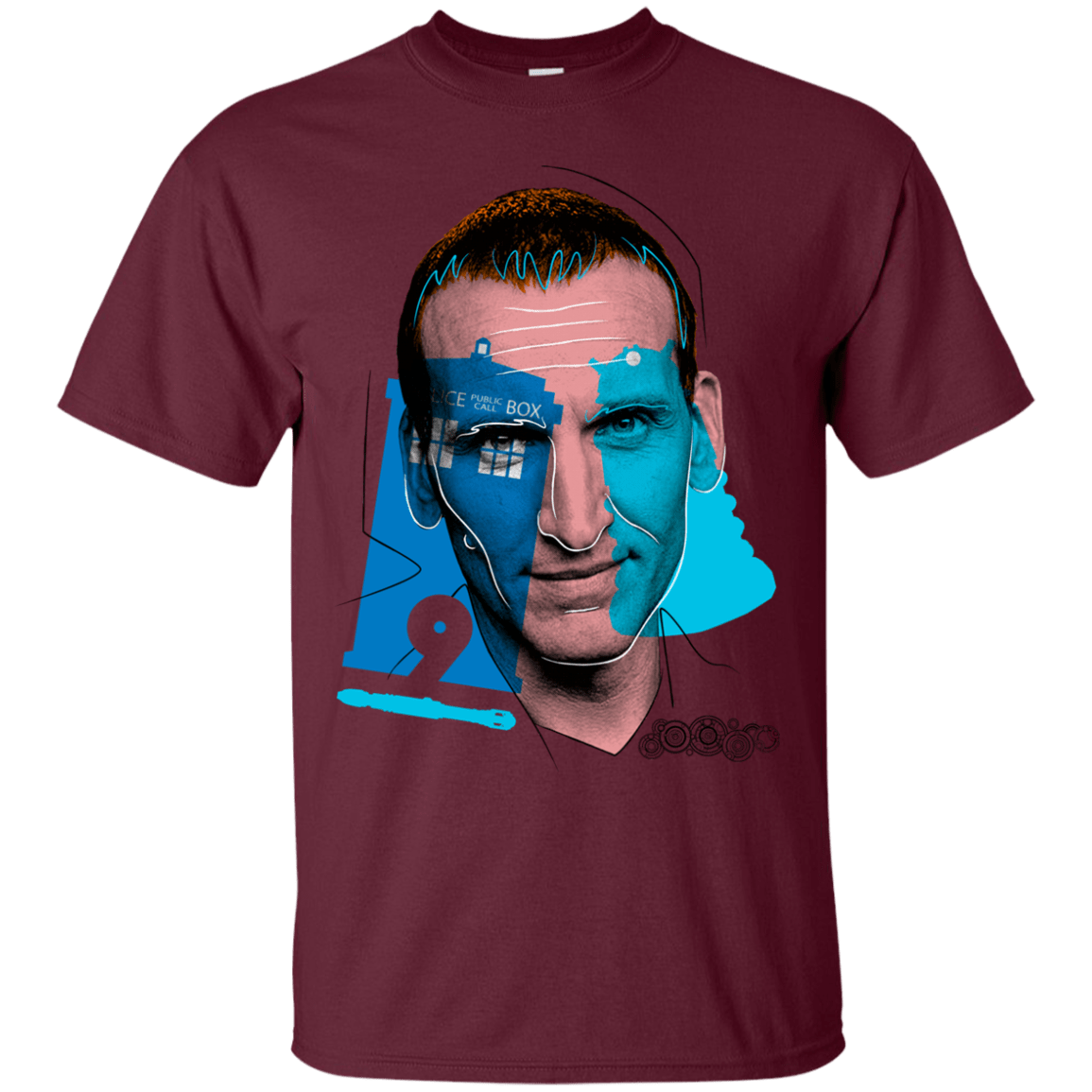 T-Shirts Maroon / S Doctor Warwhol 9 T-Shirt