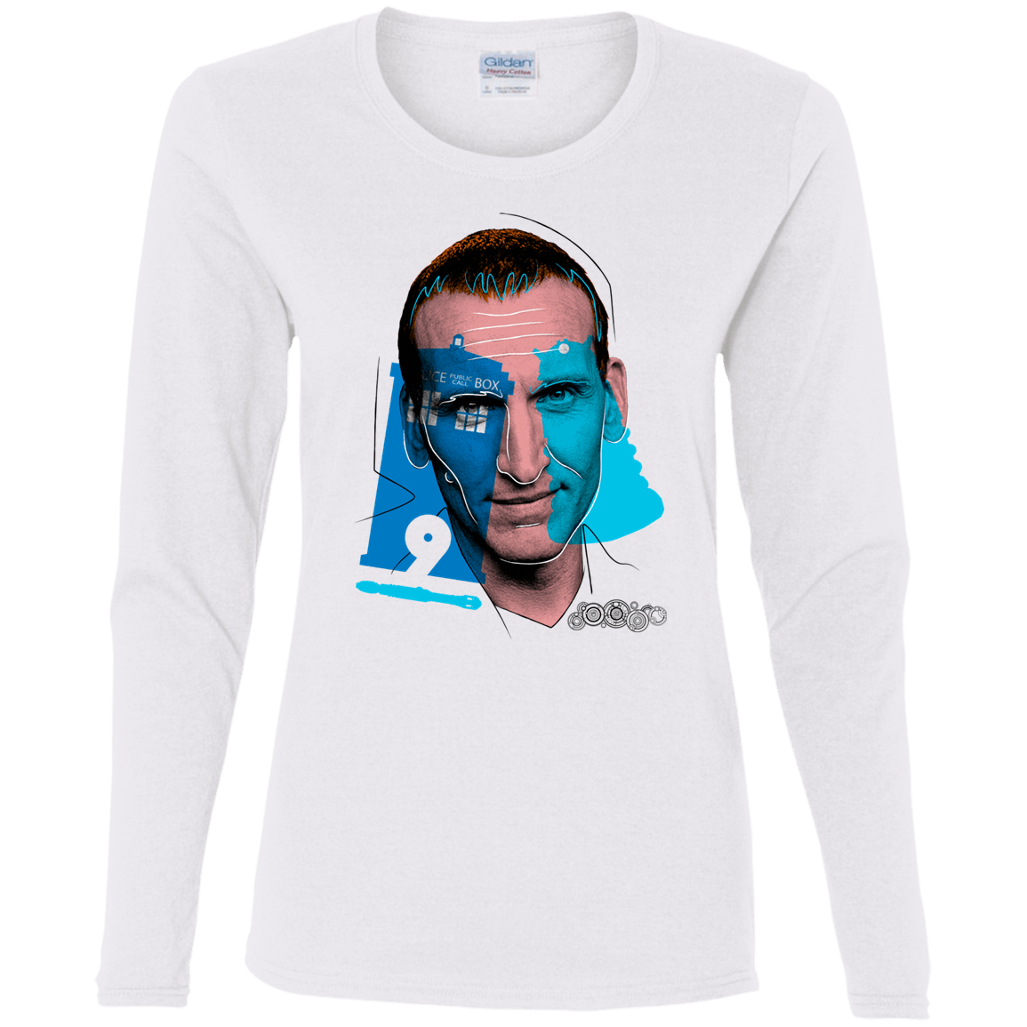 T-Shirts White / S Doctor Warwhol 9 Women's Long Sleeve T-Shirt