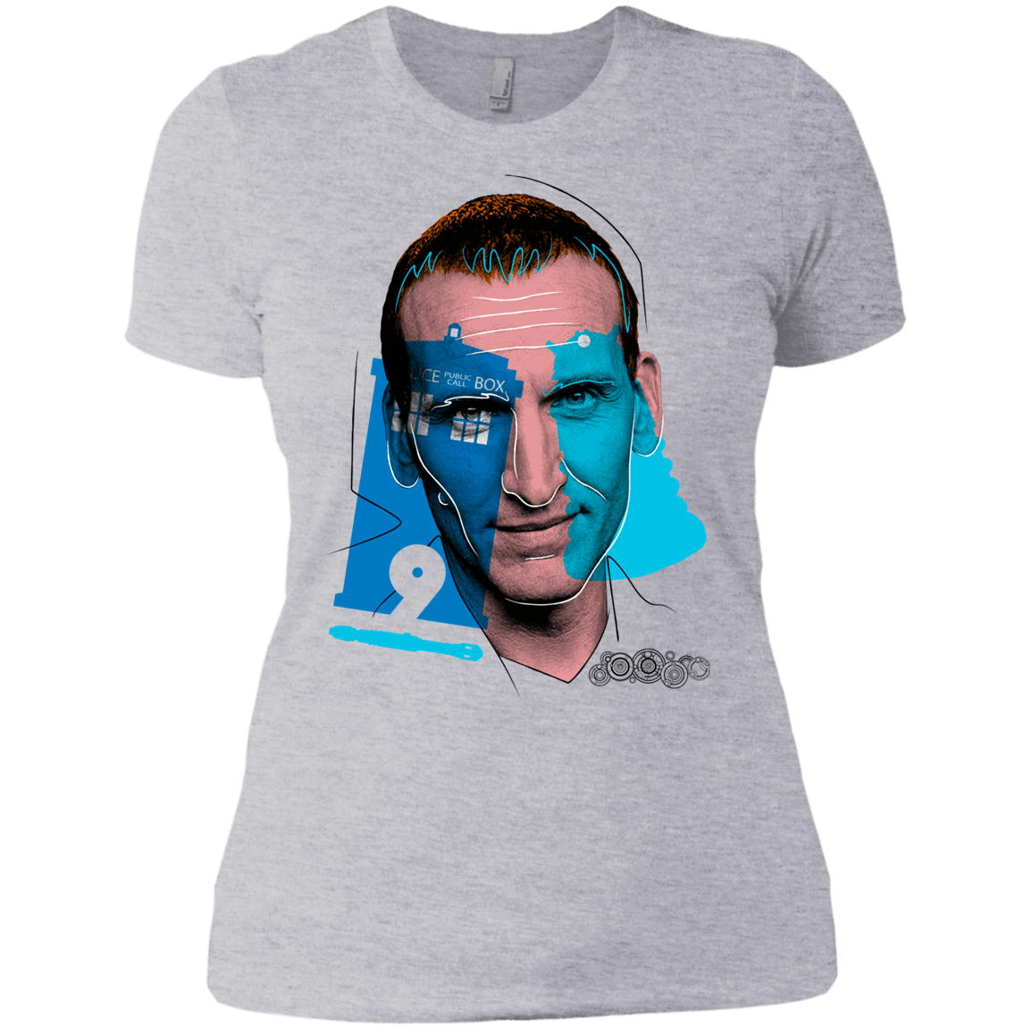 T-Shirts Heather Grey / X-Small Doctor Warwhol 9 Women's Premium T-Shirt