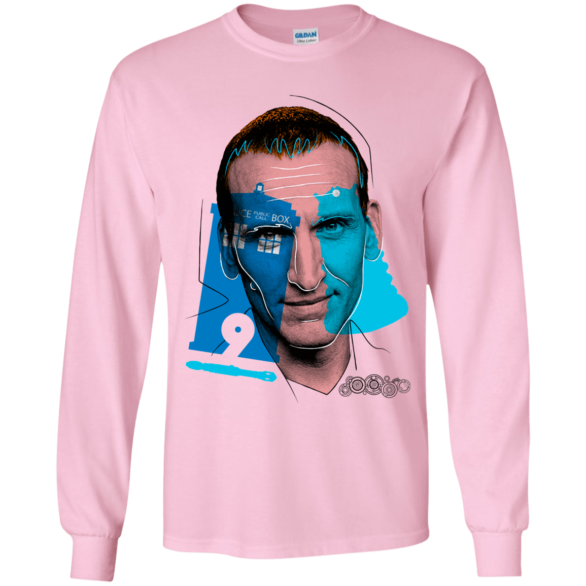 T-Shirts Light Pink / YS Doctor Warwhol 9 Youth Long Sleeve T-Shirt