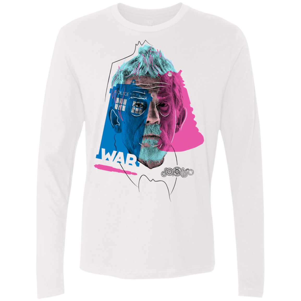 T-Shirts White / S Doctor Warwhol War Men's Premium Long Sleeve