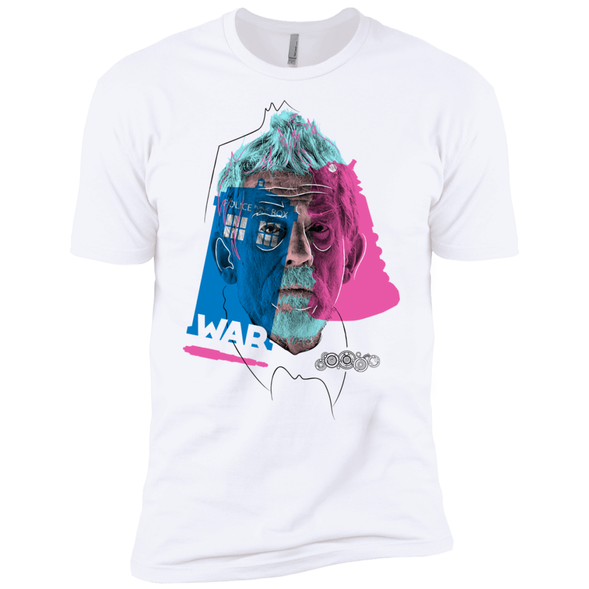 T-Shirts White / X-Small Doctor Warwhol War Men's Premium T-Shirt