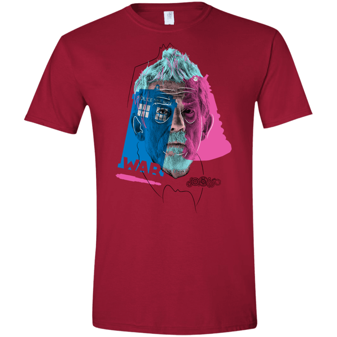 T-Shirts Cardinal Red / S Doctor Warwhol War Men's Semi-Fitted Softstyle